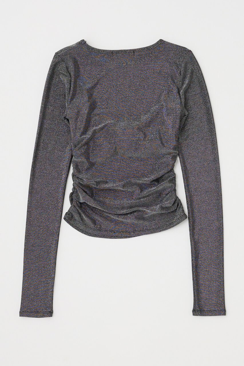 MOUSSY「CROSS GATHER SLIM トップス」|Tシャツ・カットソー|