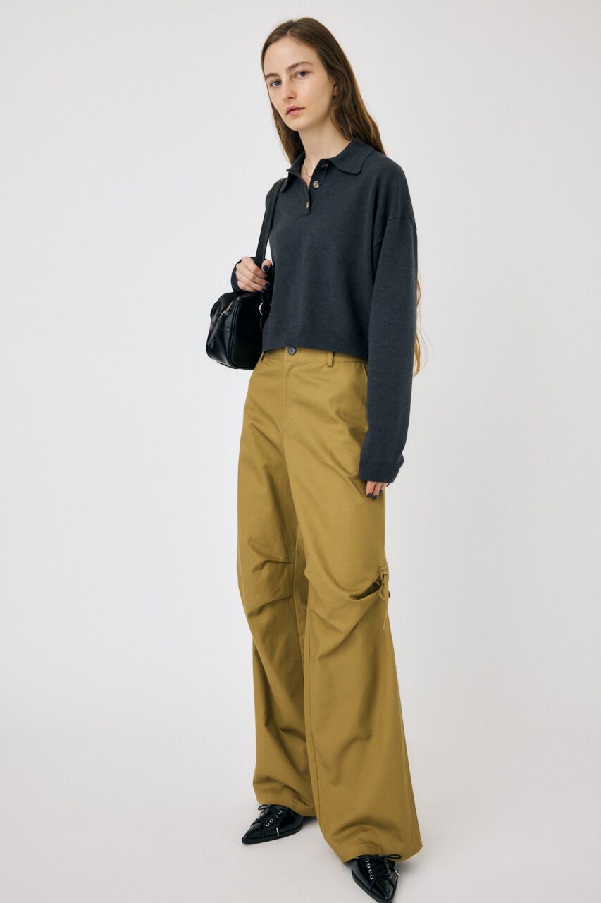 MOUSSY「BOXY KNIT ポロ」|ニット・セーター|