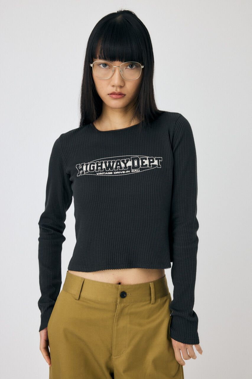 MOUSSY「THERMAL ロングスリーブT」|Tシャツ・カットソー|