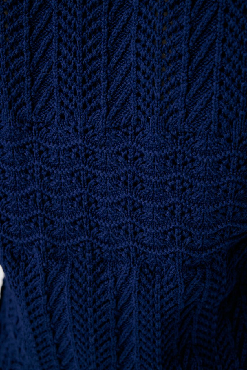 MOUSSY「OPEN STITCH レースアップニット」|ニット・セーター|