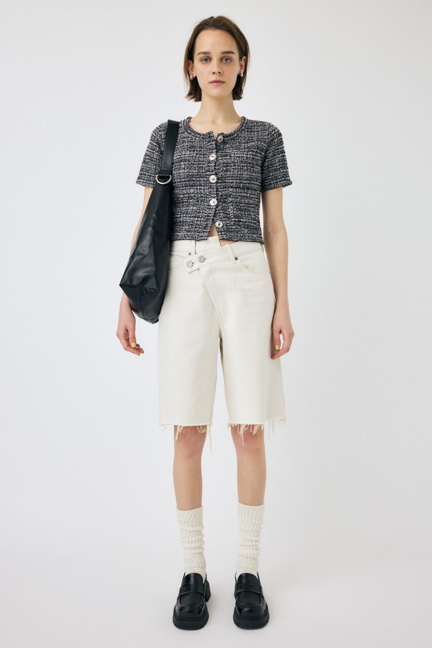 MOUSSY「TWEED LIKE トップス」|Tシャツ・カットソー|