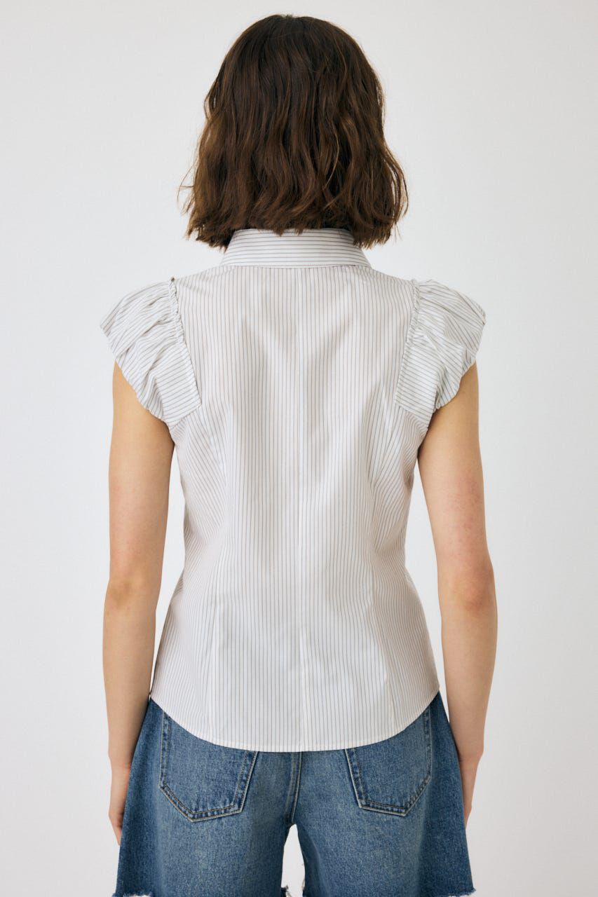 MOUSSY「PIN STRIPE FIT シャツ」|シャツ・ブラウス|