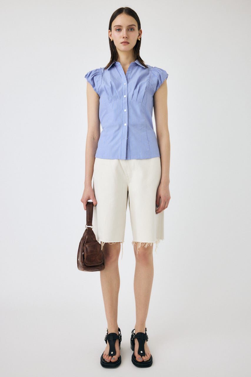 MOUSSY「PIN STRIPE FIT シャツ」|シャツ・ブラウス|