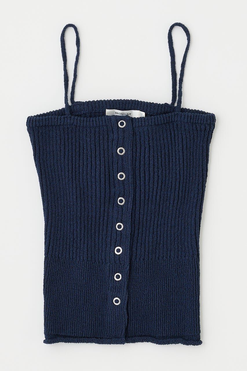MOUSSY「FRONT BUTTON ニットキャミ」|キャミソール|