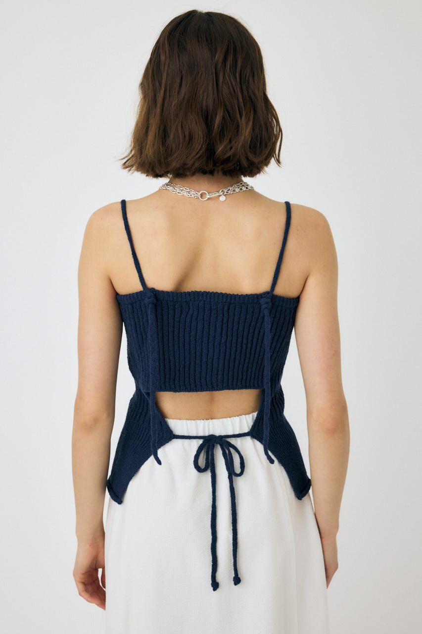 MOUSSY「FRONT BUTTON ニットキャミ」|キャミソール|