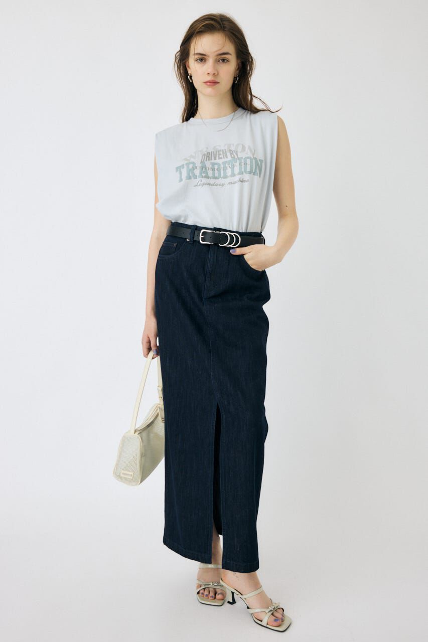 MOUSSY「DENIM MAXI PENCIL スカート」|スカート|