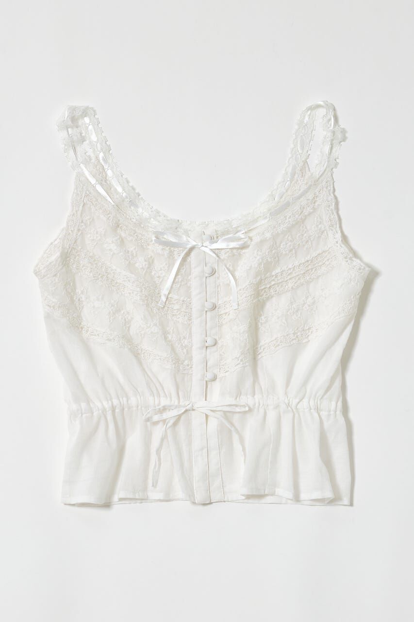 MOUSSY「LACE CAMI トップス」|キャミソール|