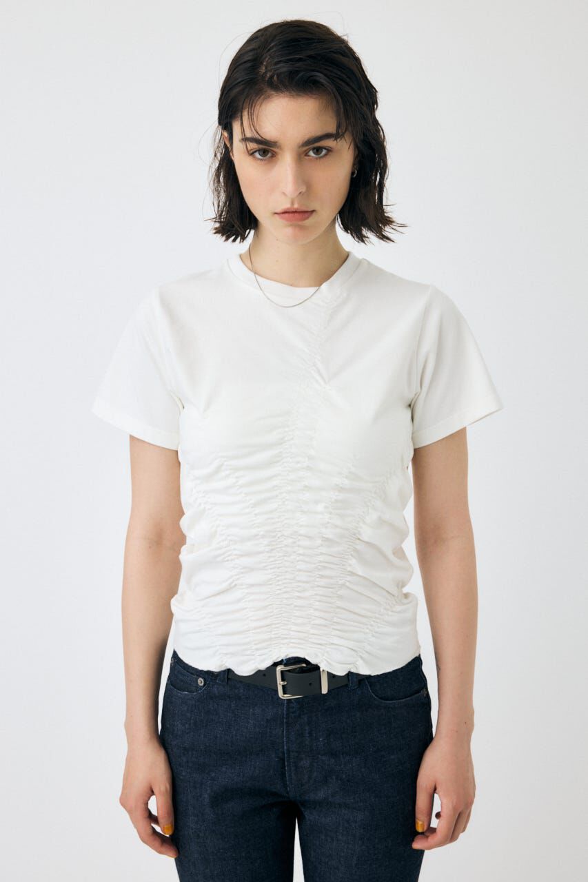 MOUSSY「GATHER CUT トップス」|Tシャツ・カットソー|