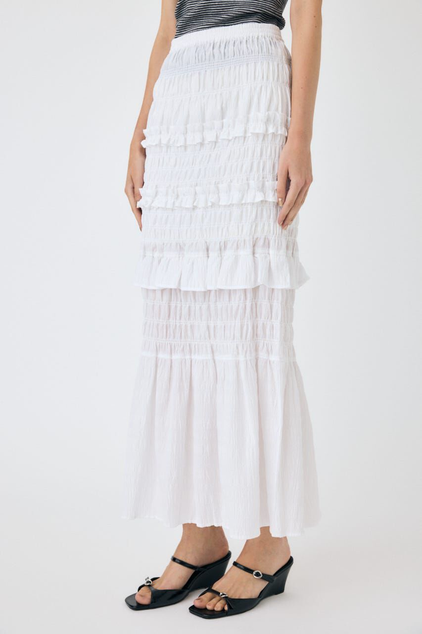 MOUSSY「SHIRRING LONG スカート」|スカート|