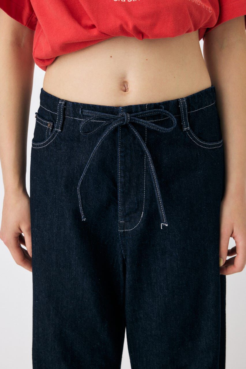 MOUSSY「EASY WAIST LIGHT ストレートデニム」|デニム|