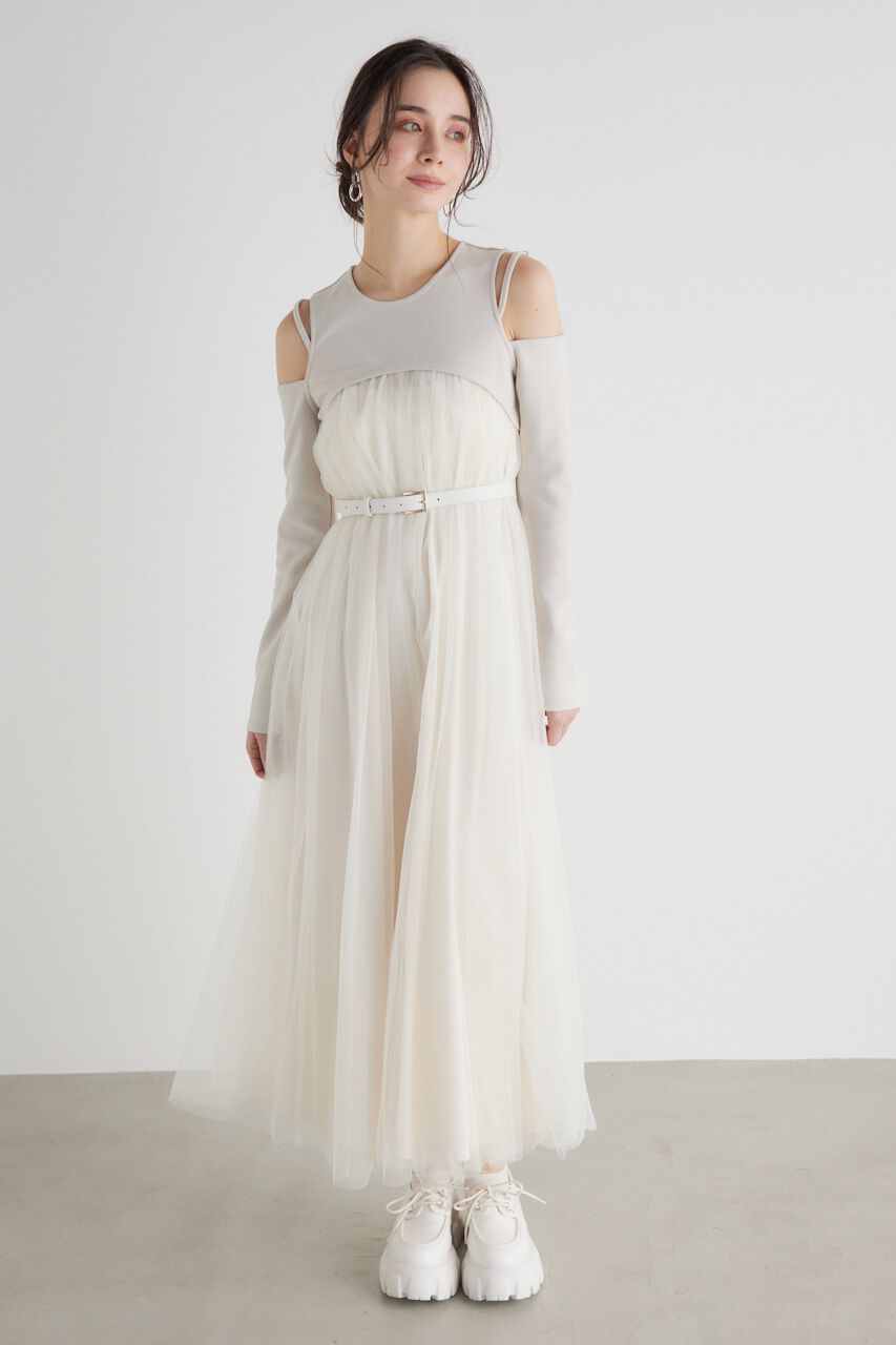 rienda「チュールコンビフレア OP」|ワンピース|