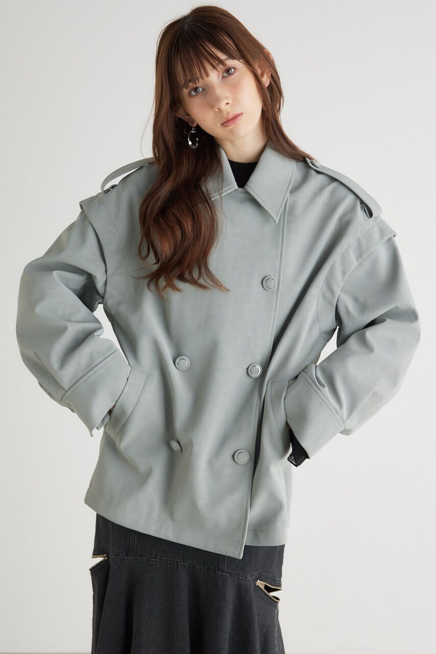 rienda「フェイクレザーオーバー JK」|その他|