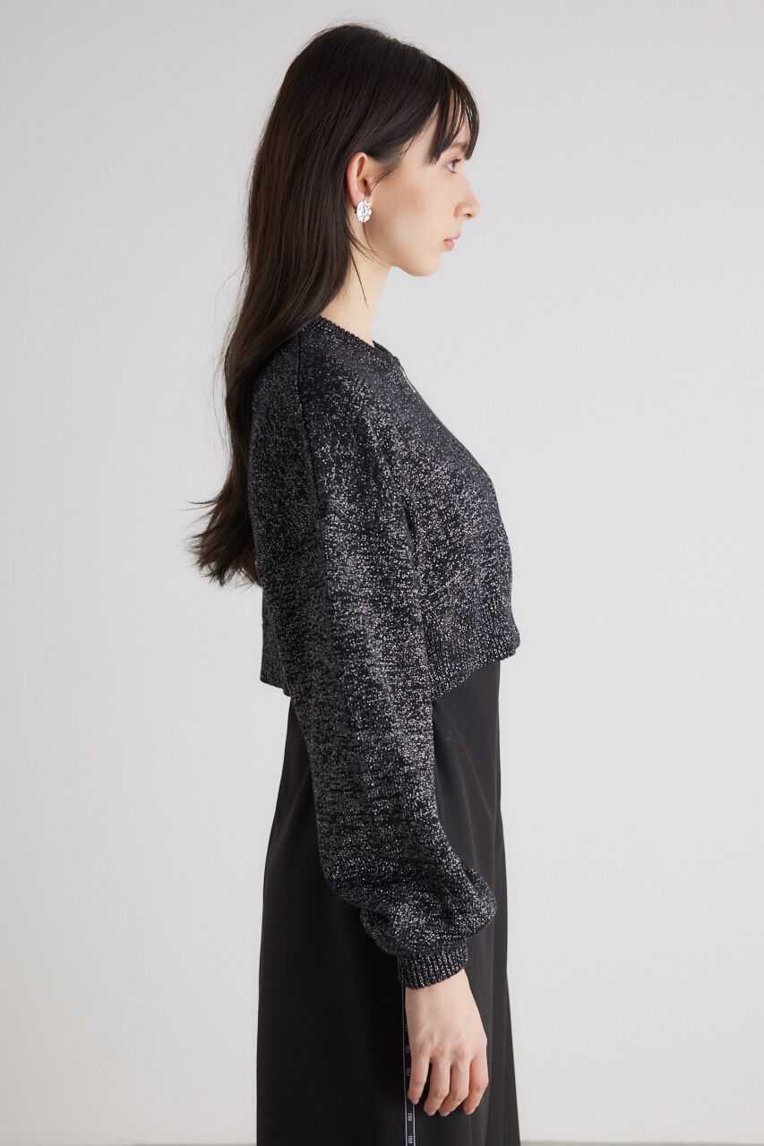 rienda「フロントZIPショート Knit BZ」|ブルゾン・スタジャン|