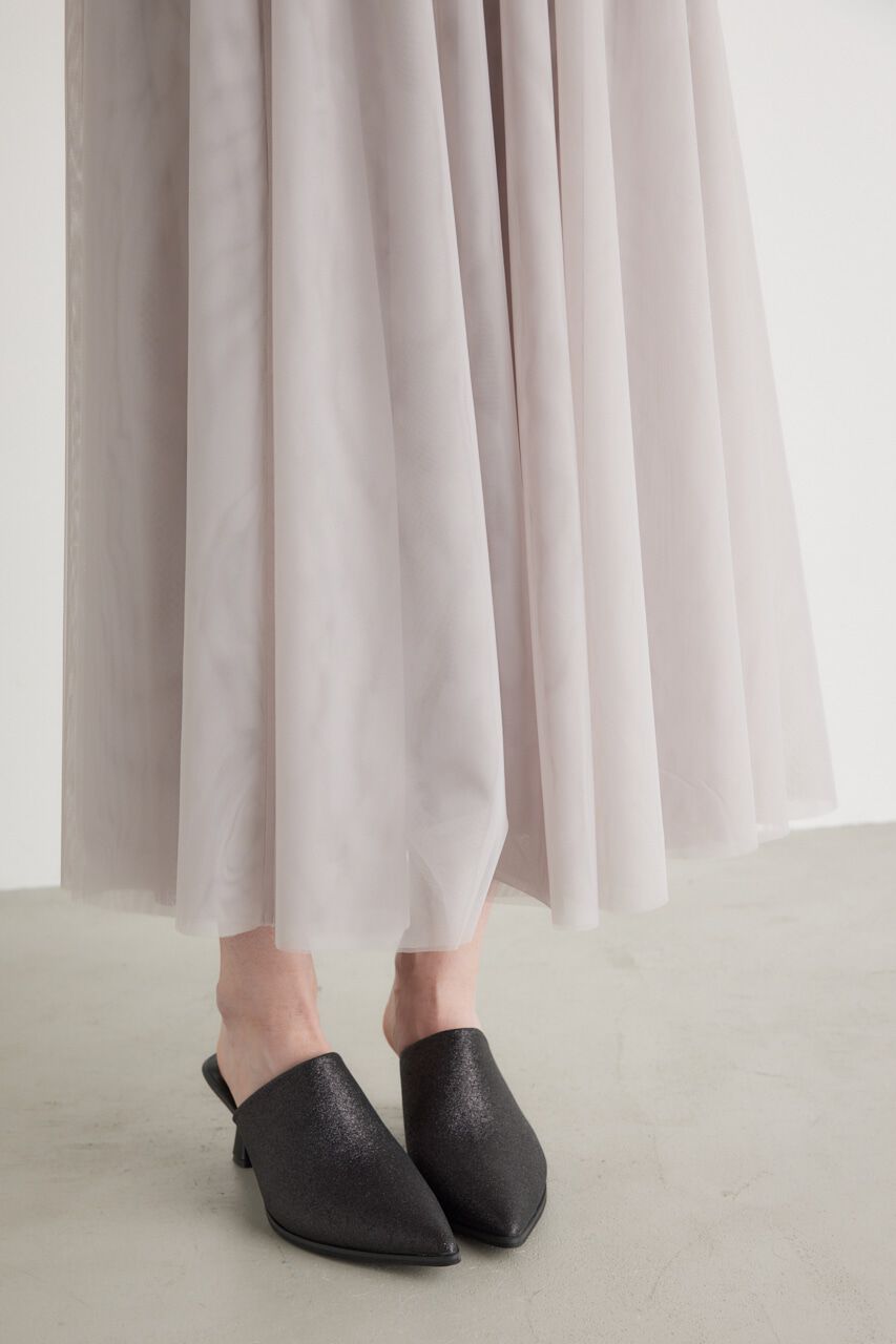 rienda「ネクタイチュールフレア OP」|ワンピース|