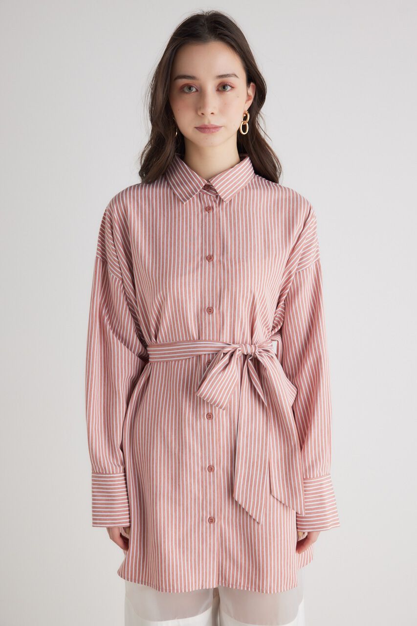 rienda「バックボタンSH TOP」|シャツ・ブラウス|