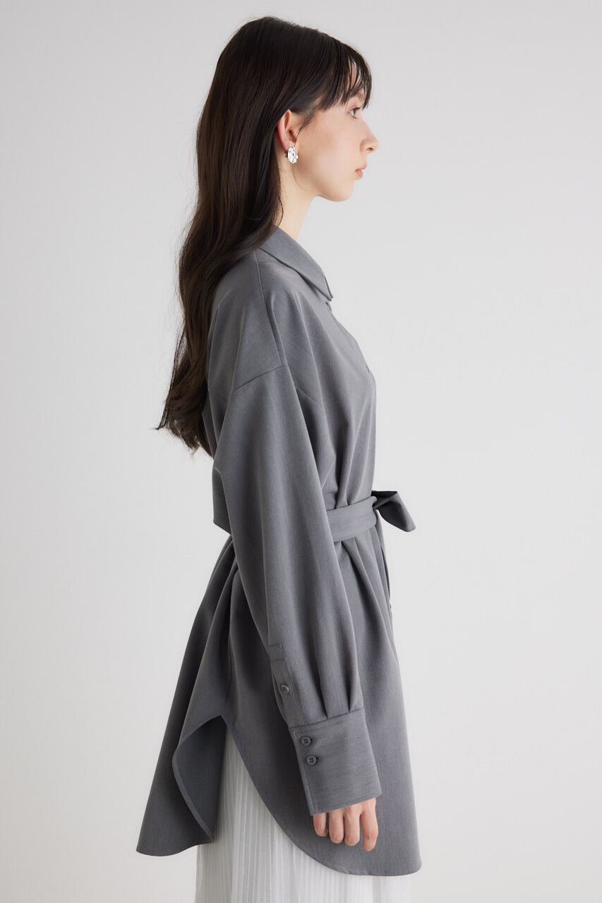 rienda「バックボタンSH TOP」|シャツ・ブラウス|