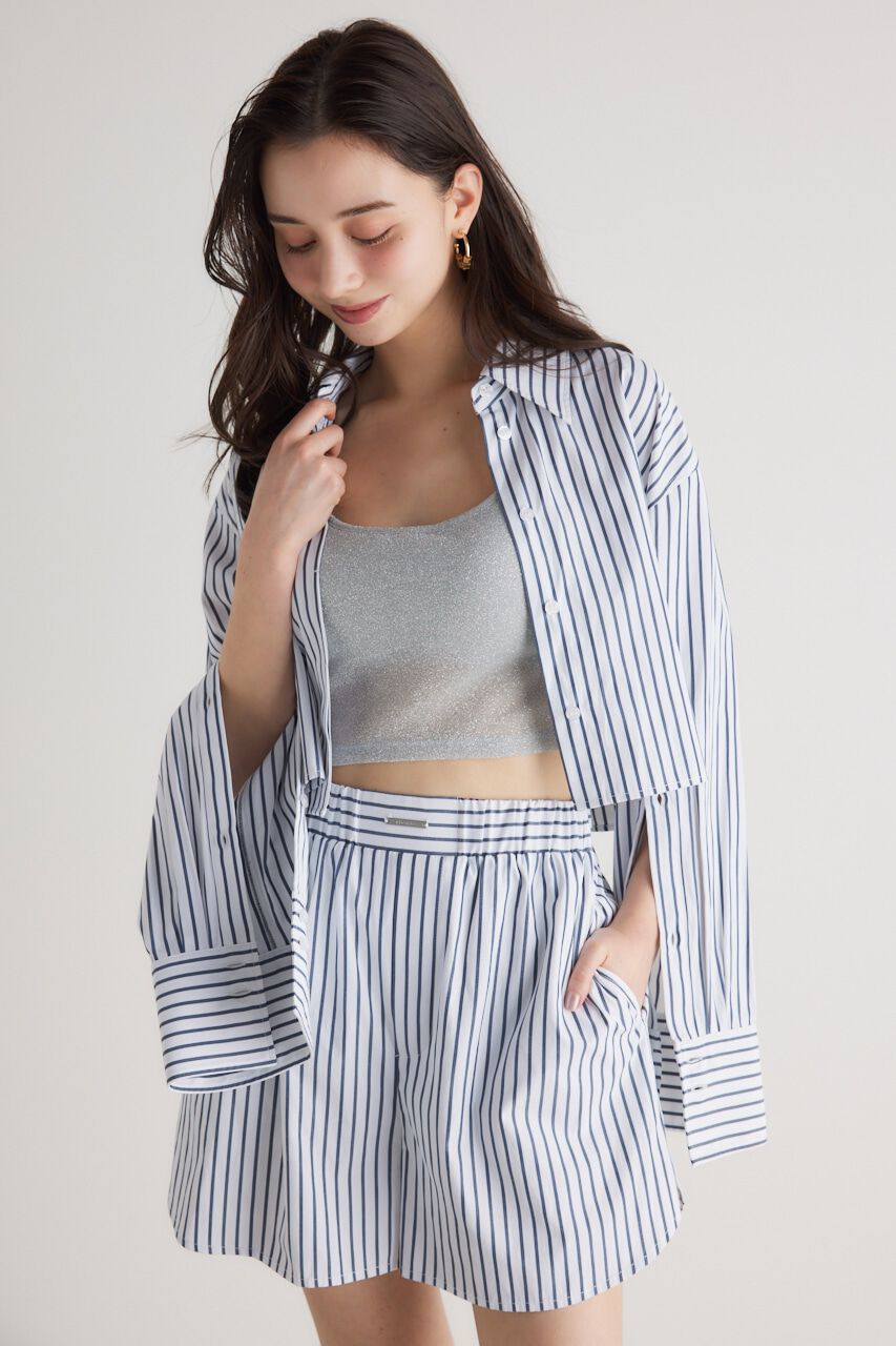 rienda「2WAYショートSH TOP」|シャツ・ブラウス|