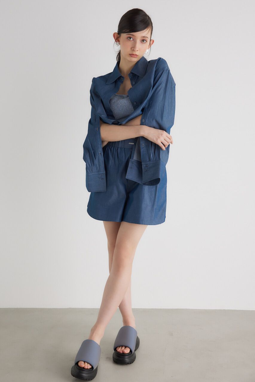 rienda「2WAYショートSH TOP」|シャツ・ブラウス|