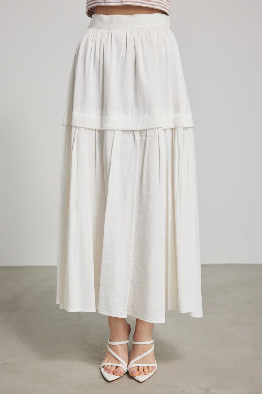 rienda「BackスリットJ/Wフレア SK」|スカート|