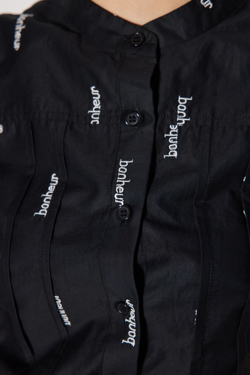 rienda「ショルダーデザイン刺繍ポイントブラウス」|シャツ・ブラウス|