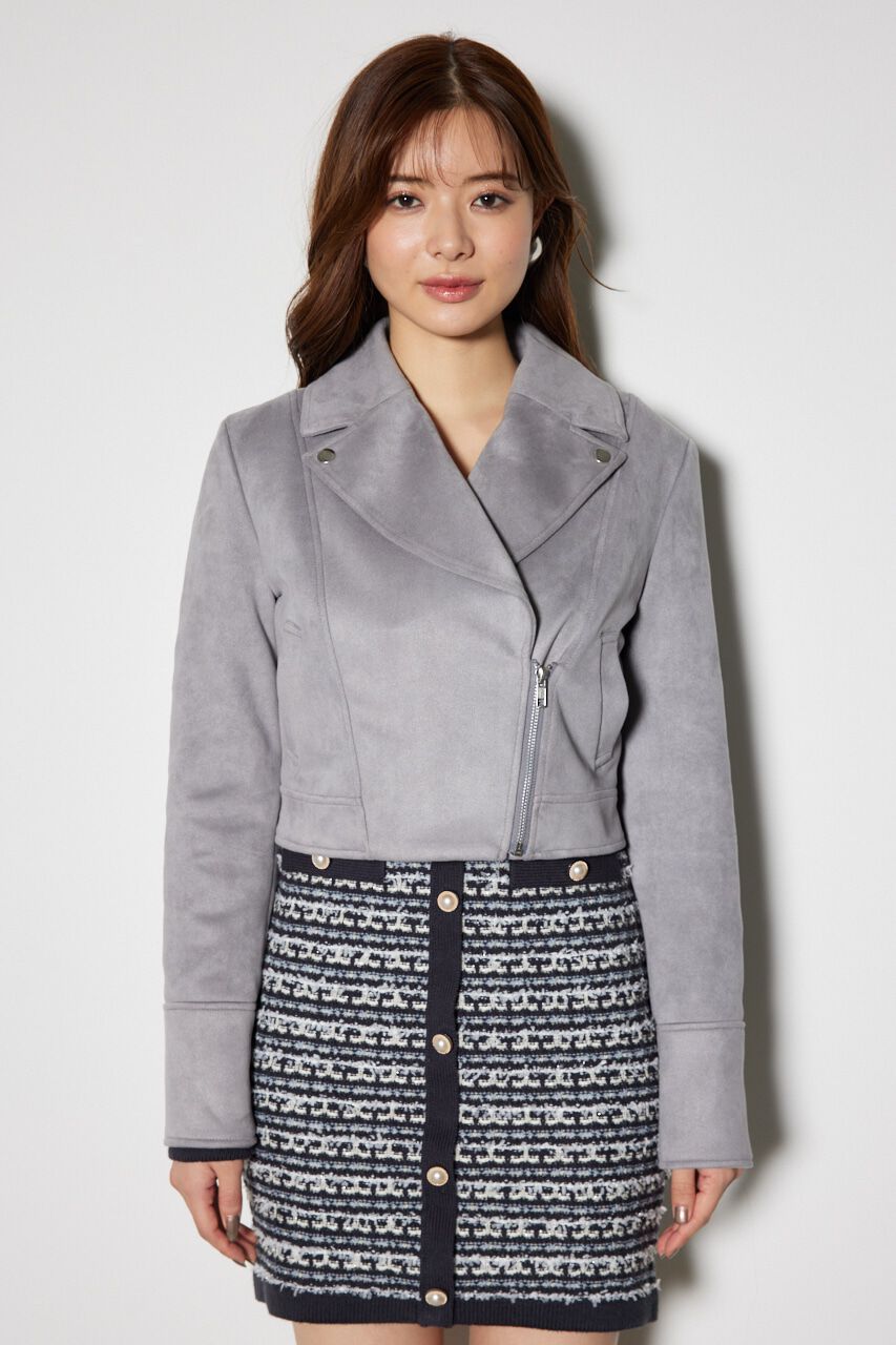 rienda「24AWフェイクスエードライダースジャケット」|その他|