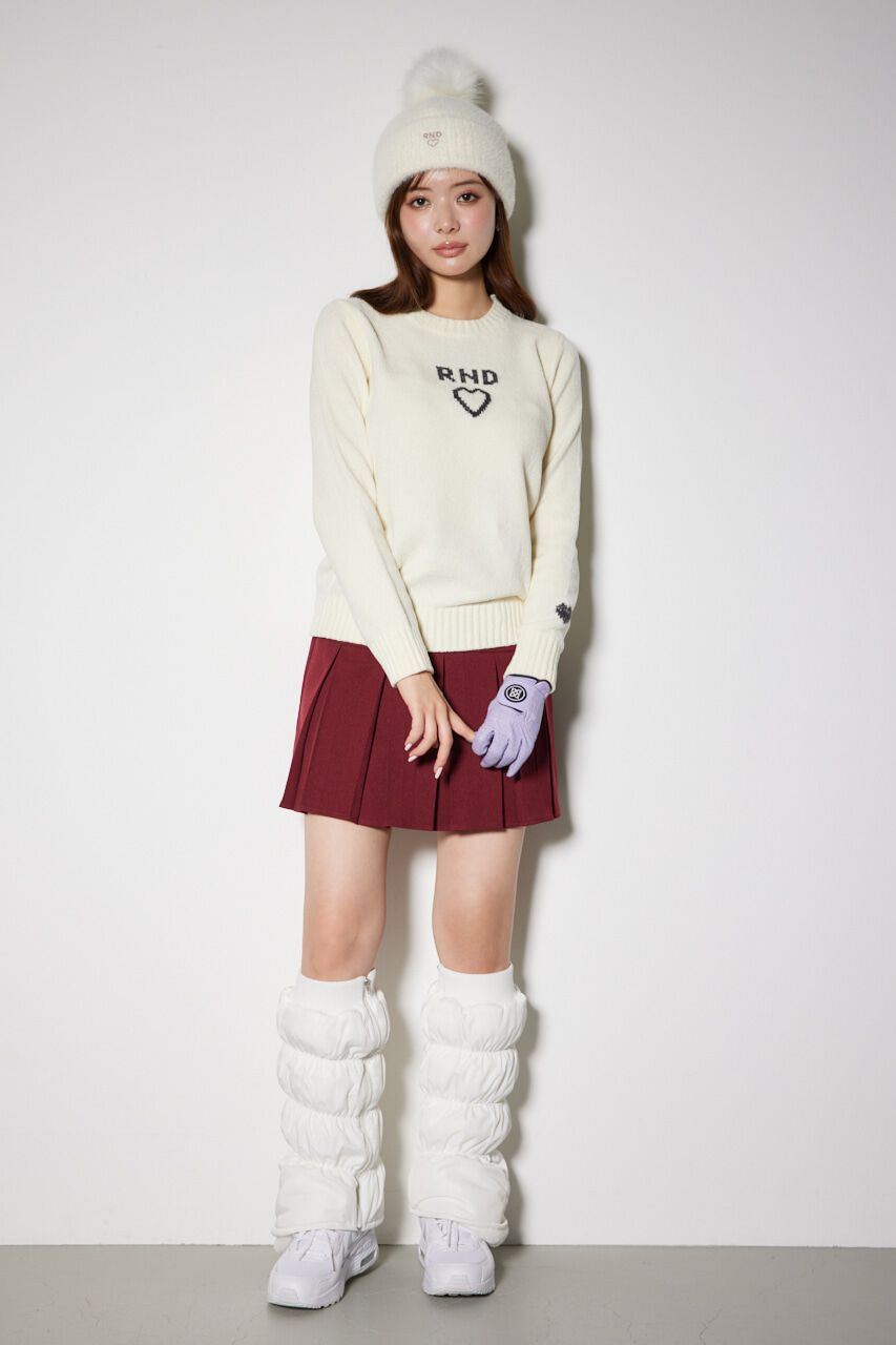 rienda「バストロゴモールニットトップス」|ニット・セーター|