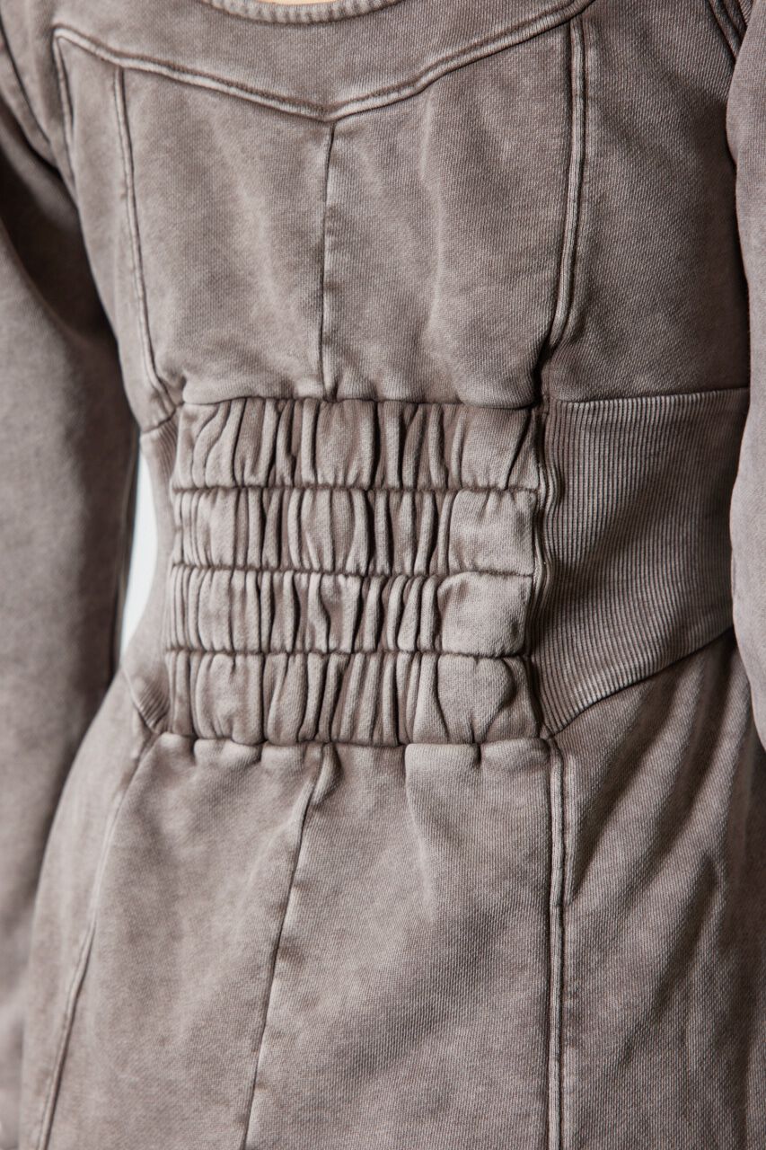 rienda「デニム風CUTタイトミニワンピース」|ワンピース|