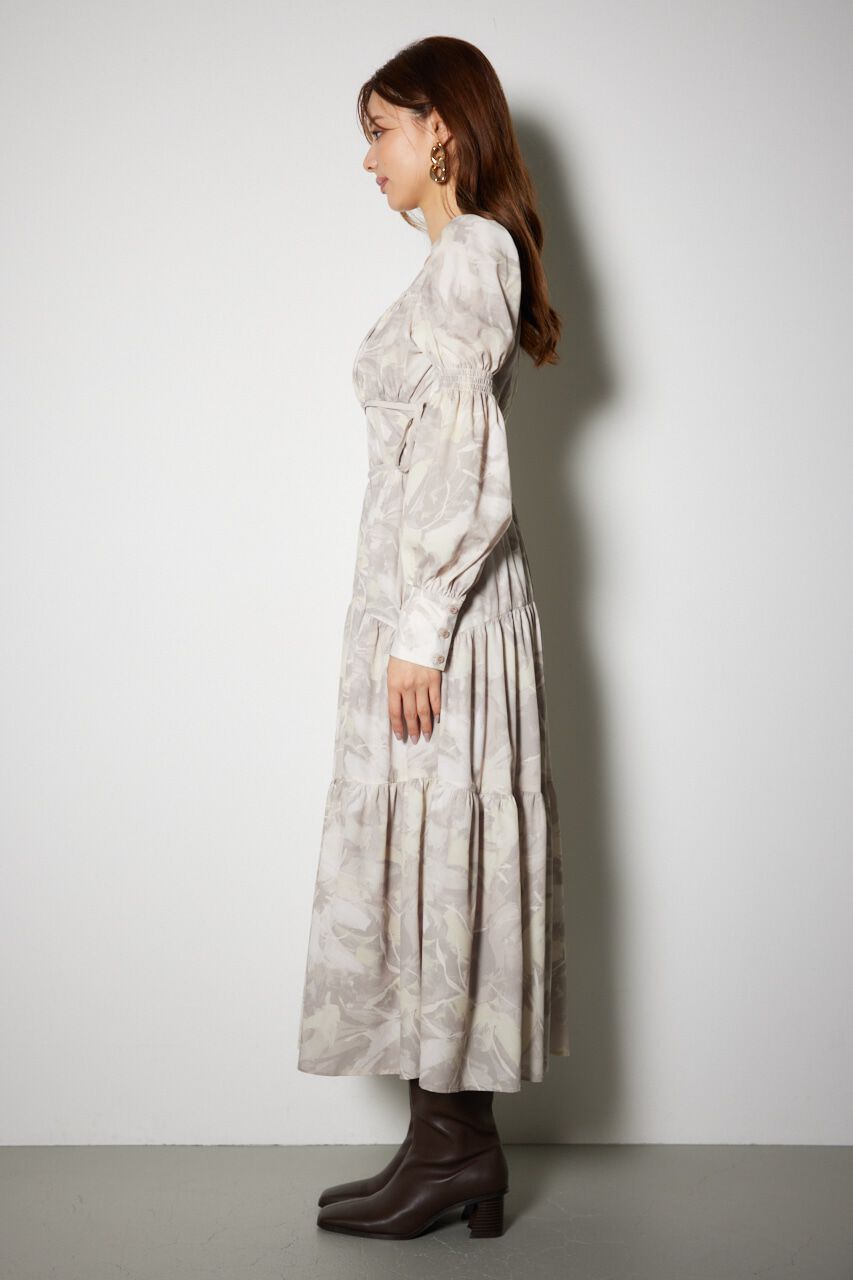 rienda「サイドリボンフレアワンピース」|ワンピース|