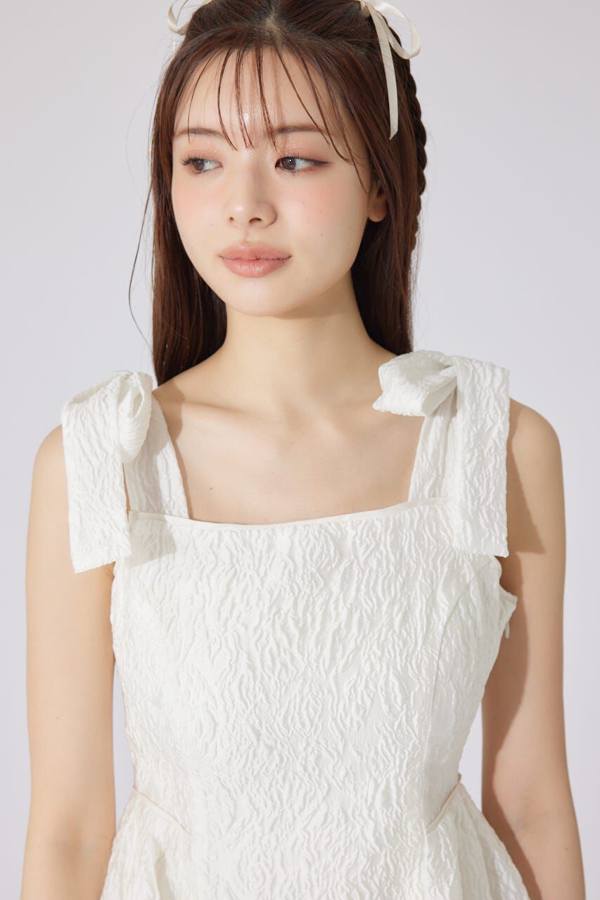 rienda「ショルダーリボンワンピース」|ワンピース|