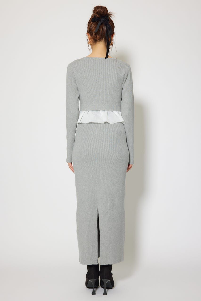 rienda「ペプラムカーデセットキャミワンピース」|ワンピース|