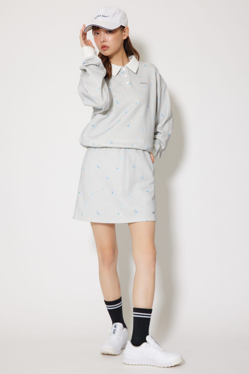 rienda「フラワースウェットタイトスカート」|スカート|