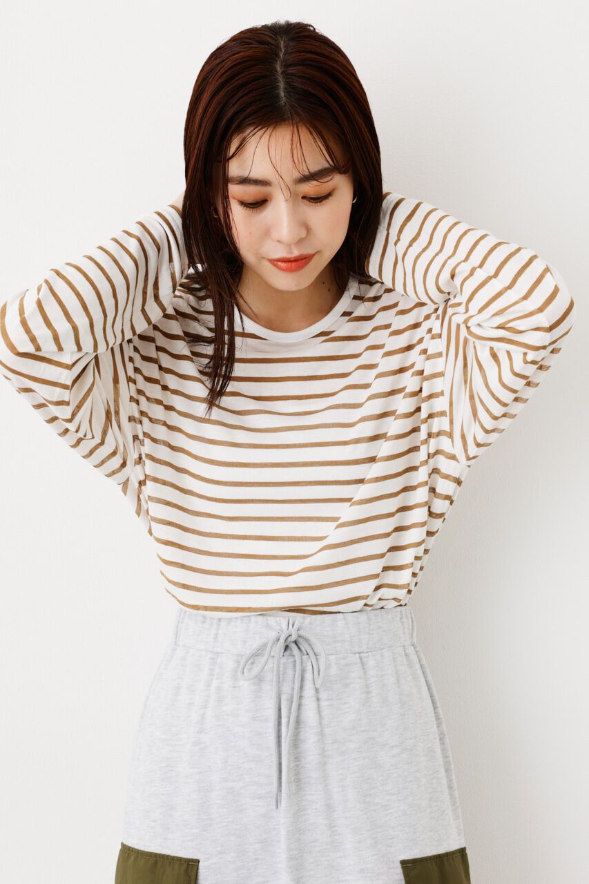 RODEO CROWNS「シアーボーダートップス」|Tシャツ・カットソー|