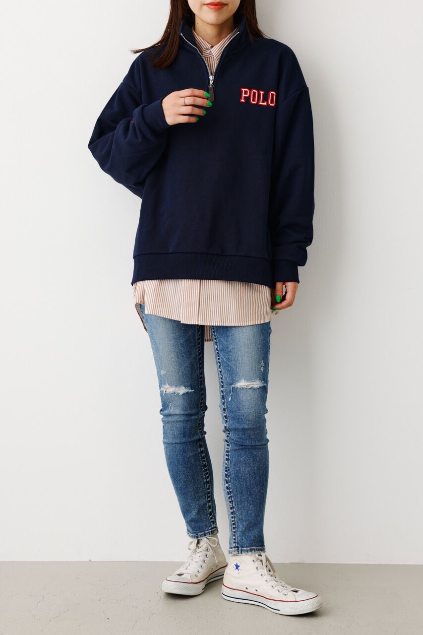 RODEO CROWNS「POLO BCS ハーフジップトップス」|Tシャツ・カットソー|