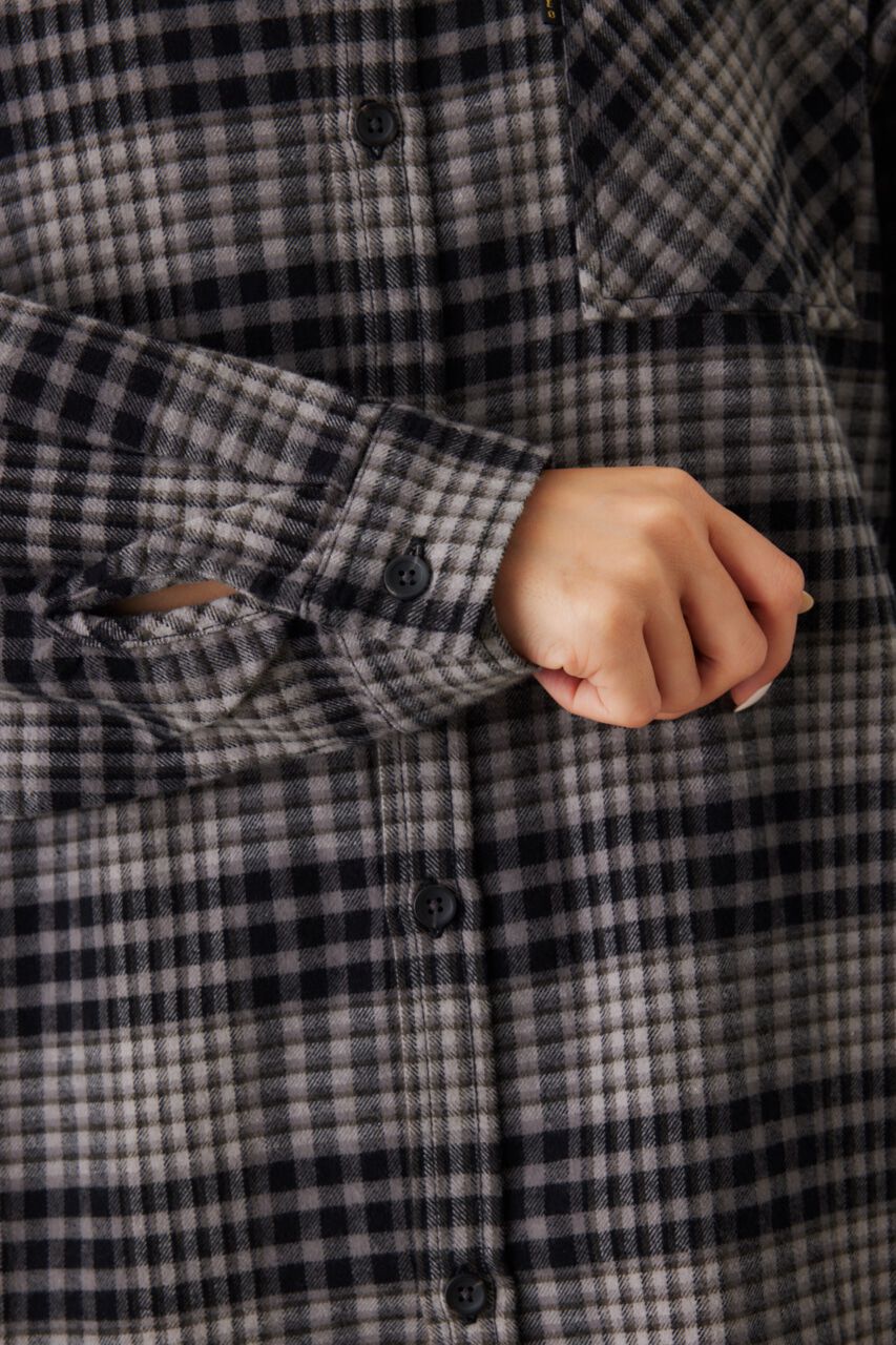 RODEO CROWNS「LOGO ルーズチェックシャツ」|シャツ・ブラウス|