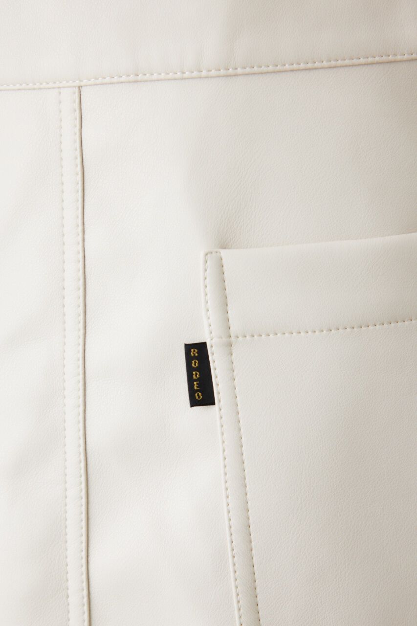 RODEO CROWNS「フェイクレザーサロペットスカート」|その他|