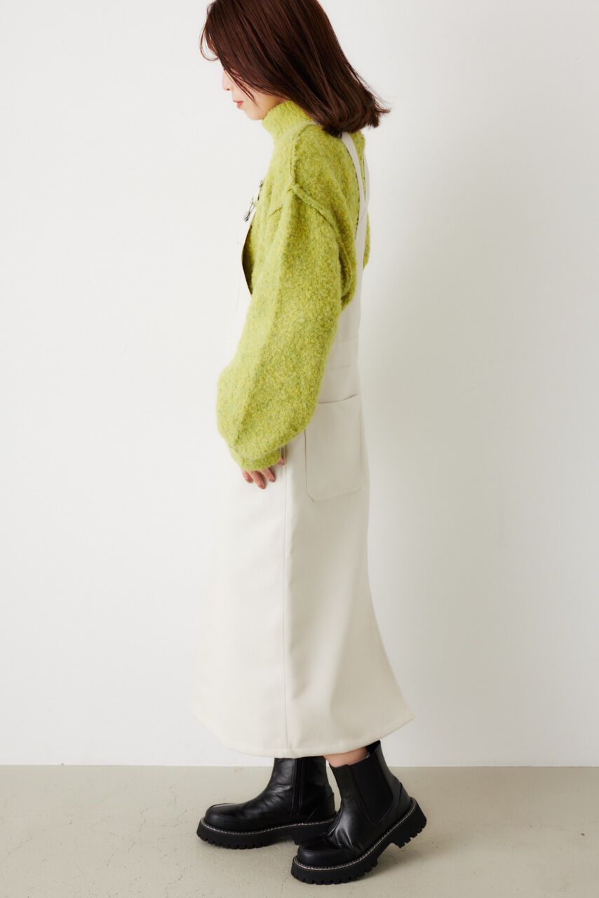 RODEO CROWNS「フェイクレザーサロペットスカート」|その他|