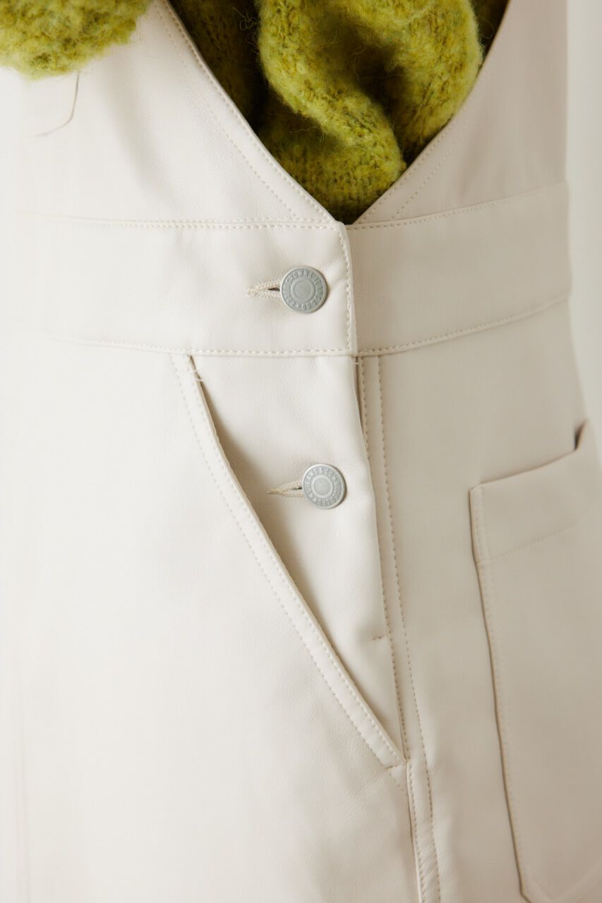 RODEO CROWNS「フェイクレザーサロペットスカート」|その他|