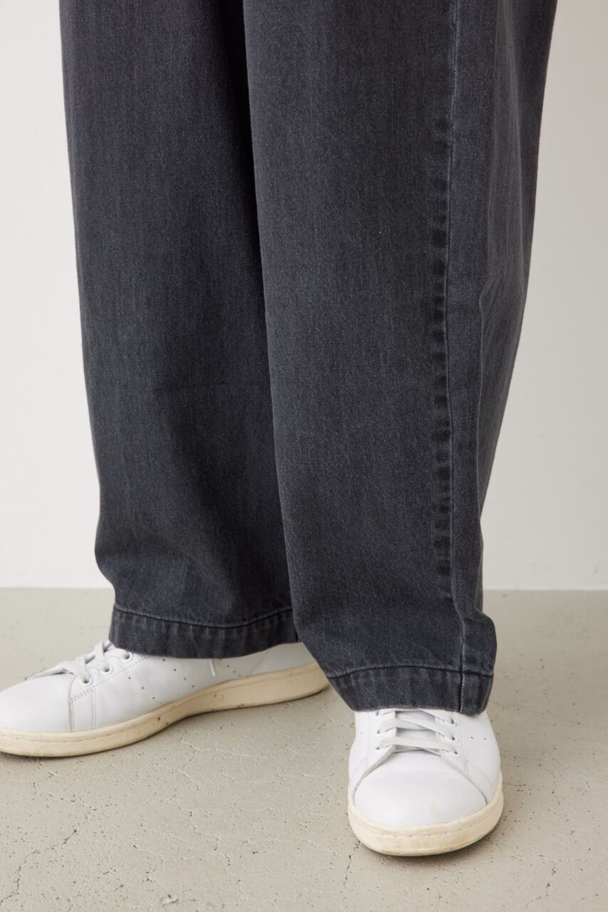 RODEO CROWNS「タックワイドデニム」|デニム|