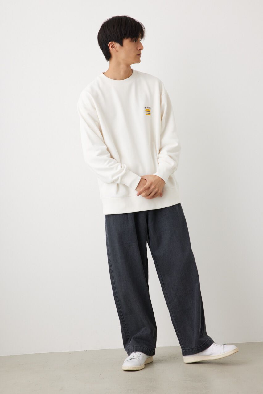 RODEO CROWNS「タックワイドデニム」|デニム|