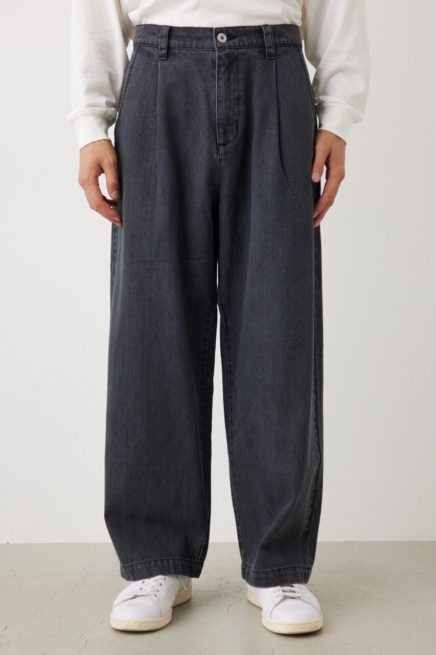 RODEO CROWNS「タックワイドデニム」|デニム|
