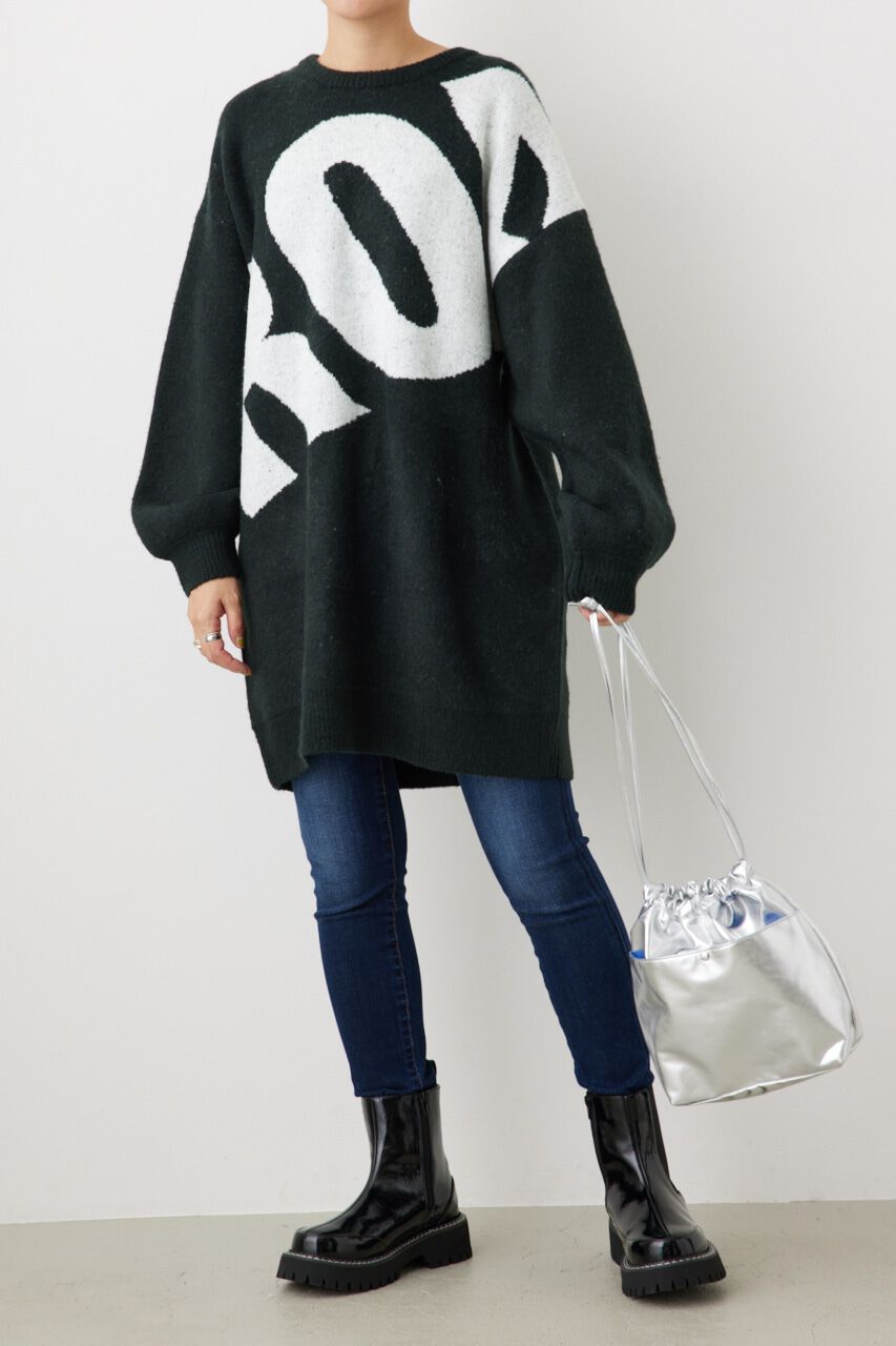 RODEO CROWNS「ブークレビッグロゴニットワンピース」|ワンピース|