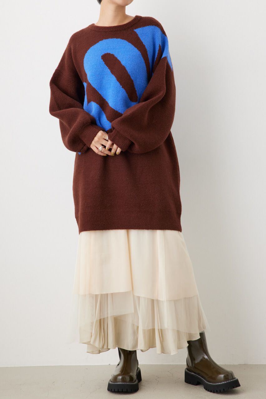 RODEO CROWNS「ブークレビッグロゴニットワンピース」|ワンピース|