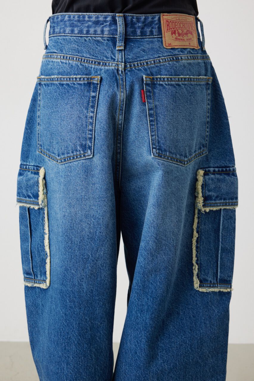 RODEO CROWNS「DENIMカーゴパンツ」|デニム|