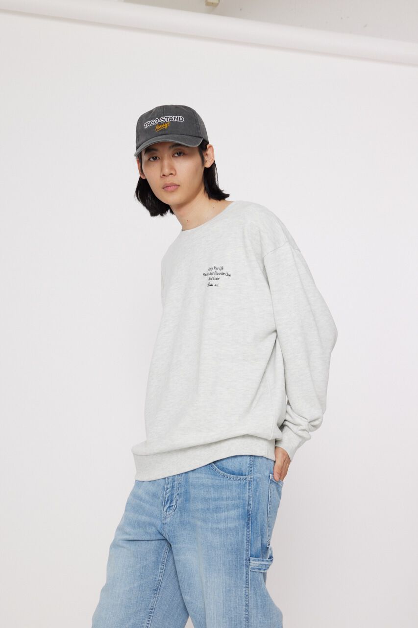 RODEO CROWNS「メンズOP LOGOスウェットトップス」|パーカー|L/T.GRY1