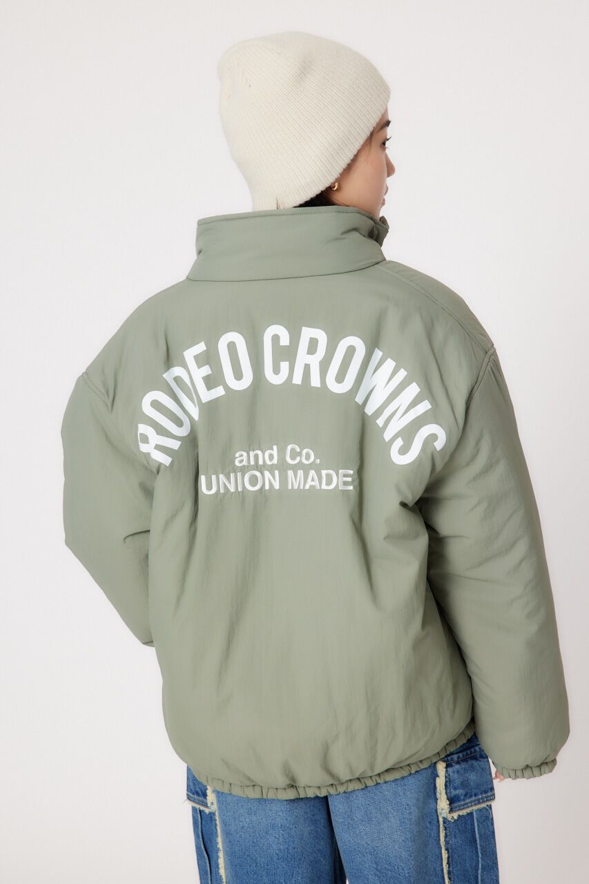 RODEO CROWNS「LOGOスタンドネックブルゾン」|ブルゾン・スタジャン|