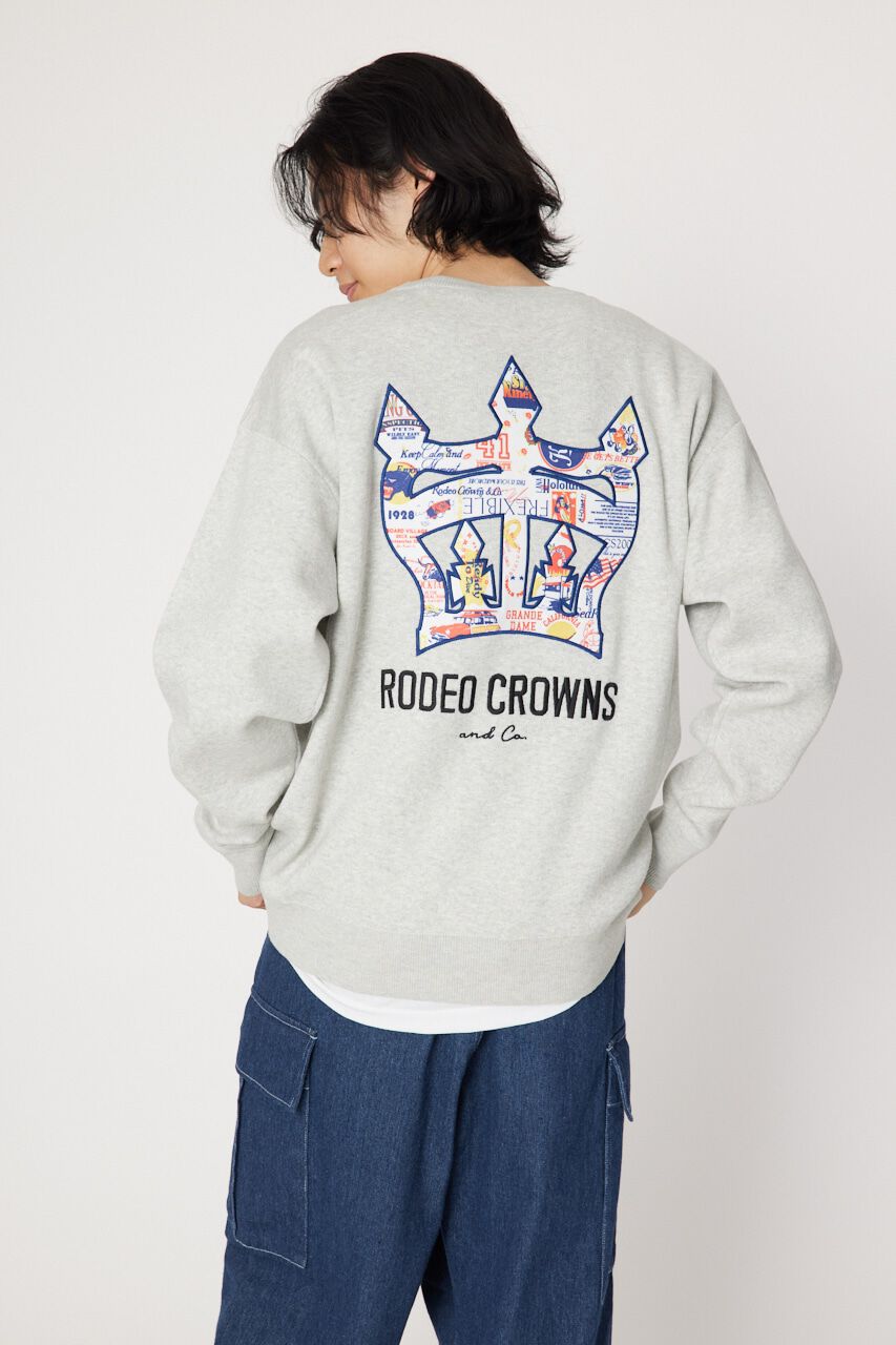 RODEO CROWNS「メンズ CROWN OG パッチニットトップス」|ニット・セーター|