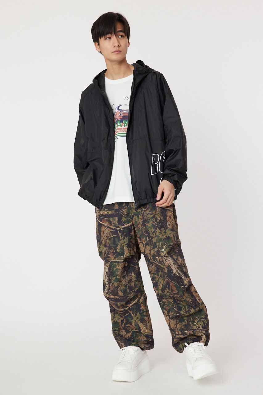 RODEO CROWNS「バイカラーフーディーブルゾン」|ブルゾン・スタジャン|