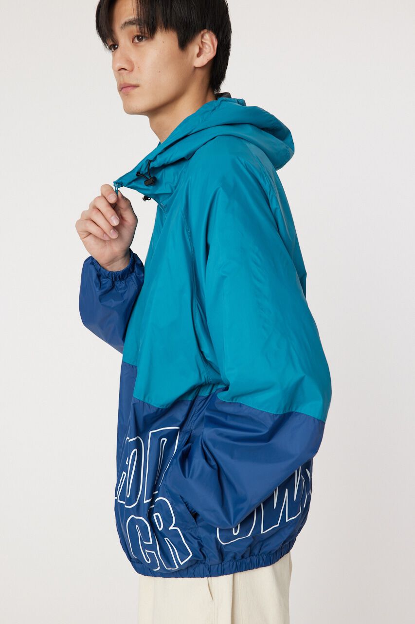 RODEO CROWNS「バイカラーフーディーブルゾン」|ブルゾン・スタジャン|