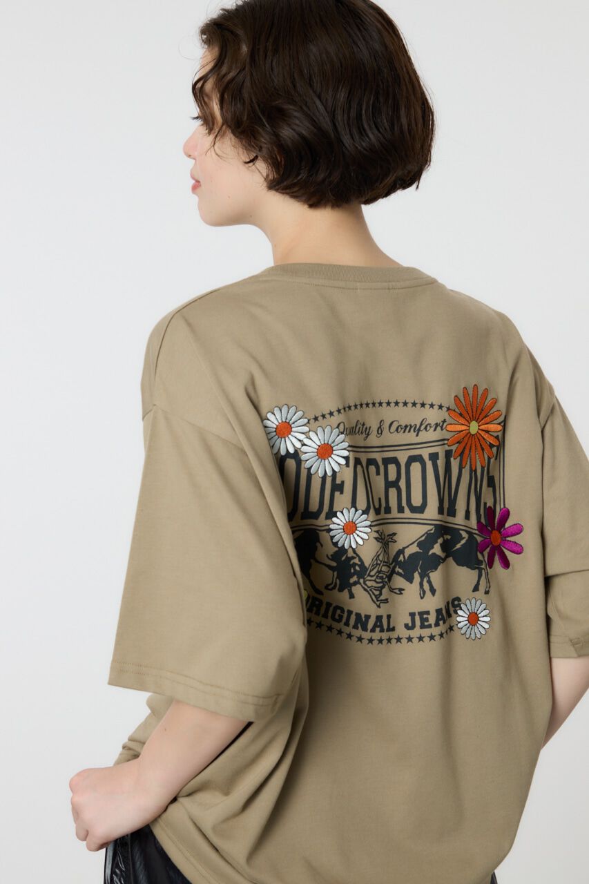 RODEO CROWNS「Flower Bloom Logo Tシャツ」|Tシャツ・カットソー|