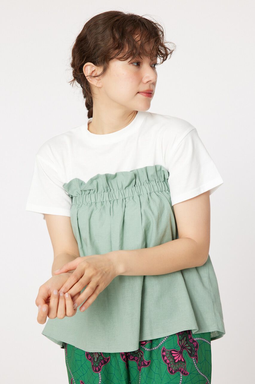 RODEO CROWNS「リネンビスチェ&Tシャツセット」|シャツ・ブラウス|L/KHA1